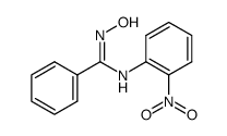 N-(2-nitro-phenyl)-benzamide oxime结构式
