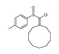 [chloro-(4-methylphenyl)sulfinylmethylidene]cyclodecane结构式