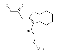 ethyl 2-[(2-chloroacetyl)amino]-4,5,6,7-tetrahydro-1-benzothiophene-3-carboxylate Structure