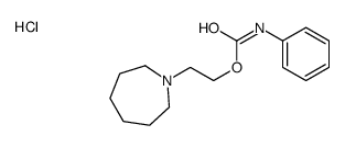 2-(azepan-1-yl)ethyl N-phenylcarbamate,hydrochloride结构式