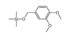 (3,4-dimethoxyphenyl)methoxy-trimethylsilane结构式