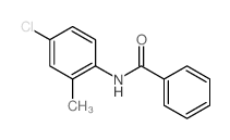 N-(4-chloro-2-methyl-phenyl)benzamide结构式