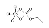4,4,4-Trichloro-2-ethoxy-4λ5-[1,3,2,4]dioxaphosphastibetane 2-oxide结构式