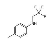 4-methyl-N-(2,2,2-trifluoroethyl)aniline结构式