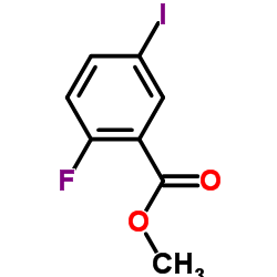 2-氟-5-碘苯甲酸甲酯结构式
