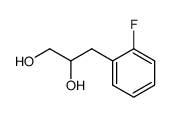 3-(2-fluoro-phenyl)-propane-1,2-diol结构式