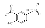 Arsonic acid,(4-methyl-3-nitrophenyl)- (9CI)结构式