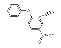 5-硝基-2-苯氧基苯甲腈结构式