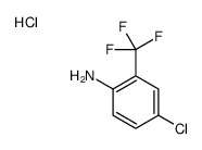 4-chloro-2-(trifluoromethyl)aniline,hydrochloride Structure