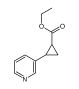 2-(3-吡啶)-环丙烷羧酸乙酯结构式