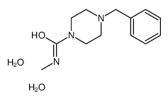 4-benzyl-N-methylpiperazine-1-carboxamide,dihydrate Structure