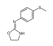 2-(4-methylthiophenylimino) oxazolidine结构式