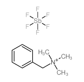 benzyl(trimethyl)azanium,hexafluoroantimony(1-) Structure