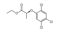 (R)-2-(2,4,5-Trichlorphenoxy)propionsaeure-ethylester结构式