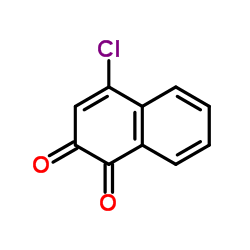 4-氯-1,2-萘醌结构式