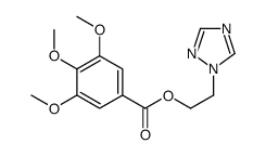 2-(1,2,4-triazol-1-yl)ethyl 3,4,5-trimethoxybenzoate Structure