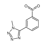 1-methyl-5-(3-nitrophenyl)tetrazole Structure