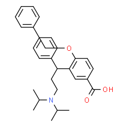4-(苄氧基)-3-(3-(二异丙基氨基)-1-苯基丙基)苯甲酸结构式