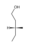 (R)-(-)-3-methyl-1-pentanol Structure