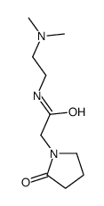 N-[2-(dimethylamino)ethyl]-2-(2-oxopyrrolidin-1-yl)acetamide Structure