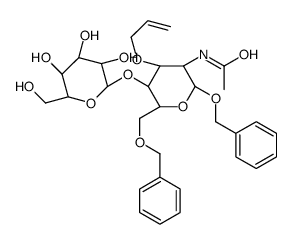 2-(乙酰氨基)-2-脱氧-6-O-苄基-3-O-2-丙烯-1-基-4-O-[β-D-吡喃半乳糖基]-α-D-吡喃葡萄糖苷图片