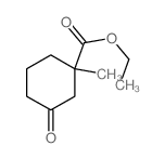 Cyclohexanecarboxylicacid, 1-methyl-3-oxo-, ethyl ester结构式