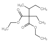 Diethyl ethyl(1-methylpropyl)malonate Structure
