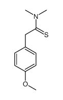 Benzeneethanethioamide,4-methoxy-N,N-dimethyl- Structure