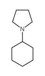 1-CYCLOHEXYL-PYRROLIDINE Structure