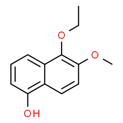 1-Naphthalenol,5-ethoxy-6-methoxy-(9CI) Structure