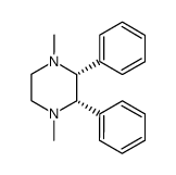 piperazine-2,3 diphenyl N,N-dimethyl cis Structure