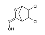 N-(5,6-dichloro-3-thiabicyclo[2.2.1]heptan-2-ylidene)hydroxylamine结构式