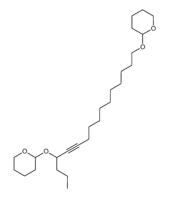 1,13-bis[(tetrahydro-2-pyranyl)oxy]-11-hexadecyne Structure