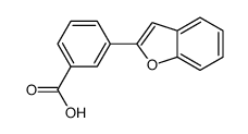 3-(2-苯并呋喃)苯甲酸结构式