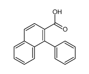1-phenylnaphthalene-2-carboxylic acid结构式