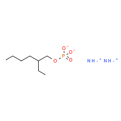 Diammonium 2-ethylhexyl phosphate Structure