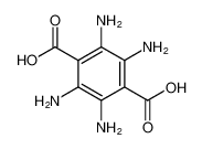 1,4-Benzenedicarboxylic acid, 2,3,5,6-tetraamino- Structure