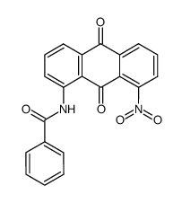 N-(8-nitro-9,10-dioxo-9,10-dihydro-[1]anthryl)-benzamide结构式