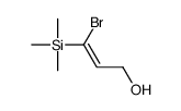 3-bromo-3-trimethylsilylprop-2-en-1-ol结构式
