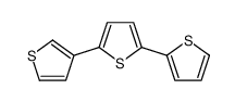 2-thiophen-2-yl-5-thiophen-3-ylthiophene Structure