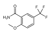 2-METHOXY-5-(TRIFLUOROMETHYL)BENZAMIDE Structure