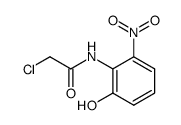 chloro-acetic acid-(2-hydroxy-6-nitro-anilide)结构式