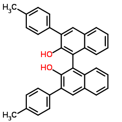 (S)-3,3-二对甲苯-1,1-联萘-2,2-二醇结构式