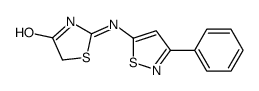 2-[(3-phenyl-1,2-thiazol-5-yl)amino]-1,3-thiazol-4-one结构式