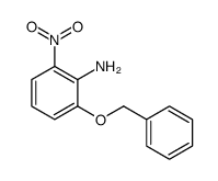 2-nitro-6-phenylmethoxyaniline结构式