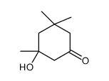 3-hydroxy-3,5,5-trimethylcyclohexan-1-one结构式