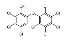 2,3,4-trichloro-6-(2,3,4,5,6-pentachlorophenoxy)phenol结构式