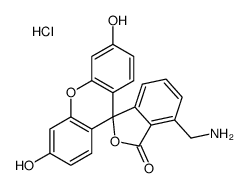 4’-胺甲基荧光素盐酸盐结构式