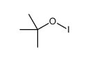 t-Butyl Hypoiodite Structure