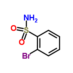 2-溴苯磺酰胺结构式